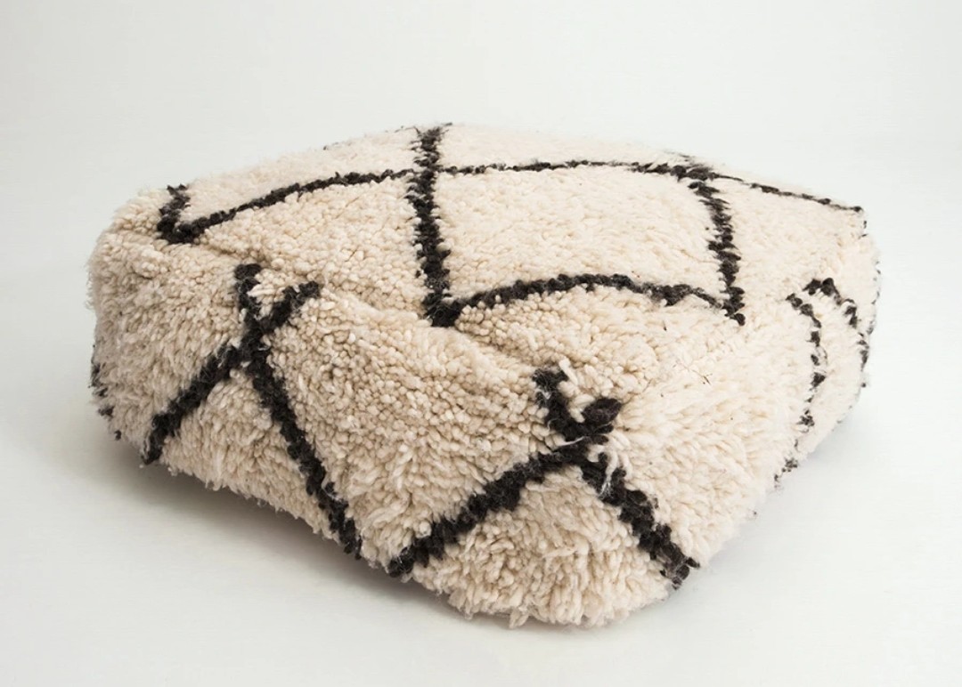 Moroccan Vintage Boujaad Floor Cushion