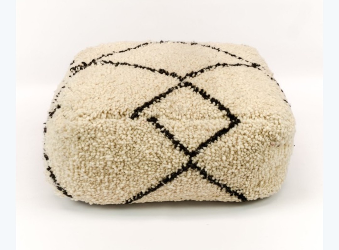 Moroccan Vintage Boujaad Floor Cushion - Image 2
