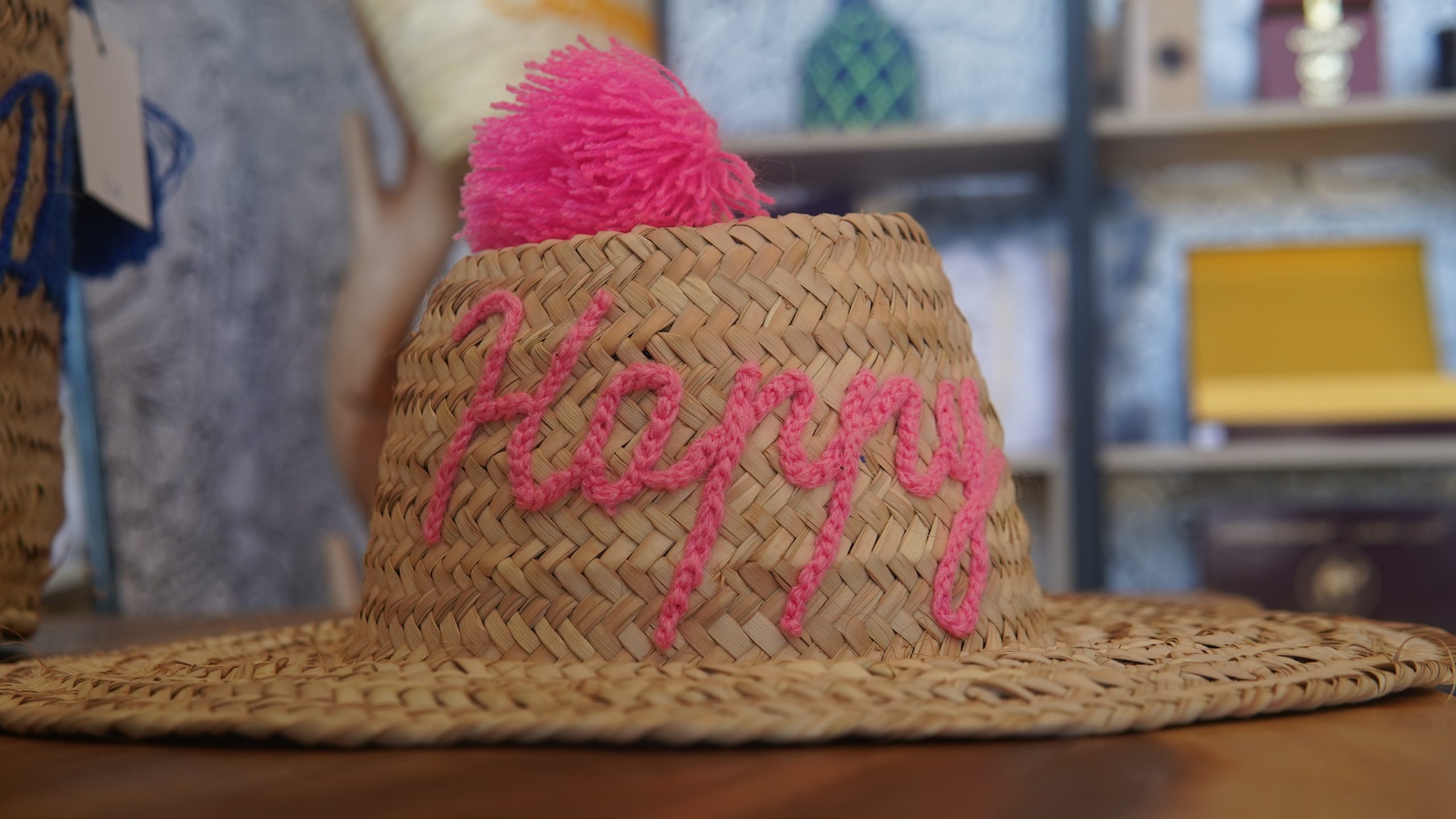 Handmade Moroccan Natural Straw Hat