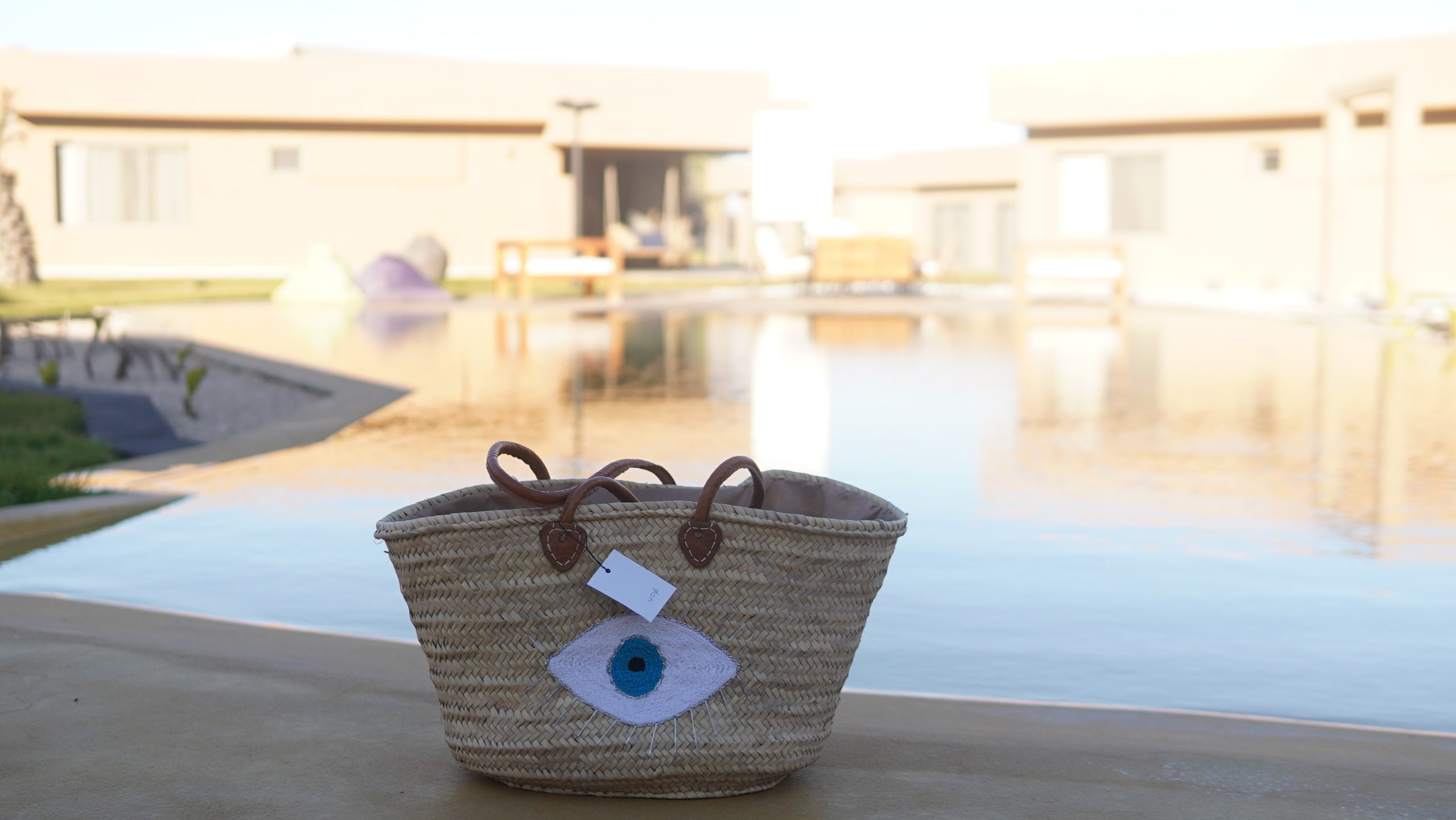 Handmade Moroccan Straw Bag - Image 3