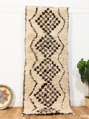 Beni Ouarain hallway rug.